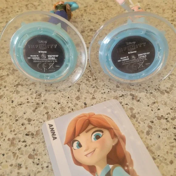 Elsa & Anna FROZEN DISNEY INFINITY 1.0 LOT Bundle Figure Characters/Card - Picture 6 of 7